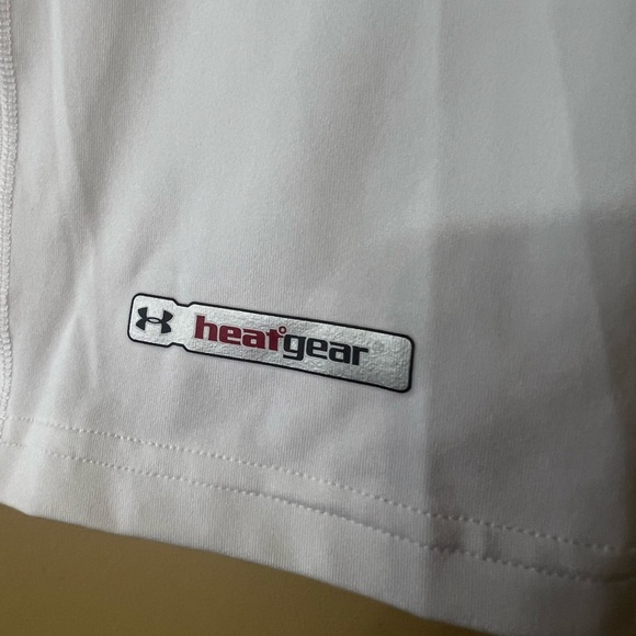 Under Armour White Short Sleeve Athletic Tee - Picture 5 of 7